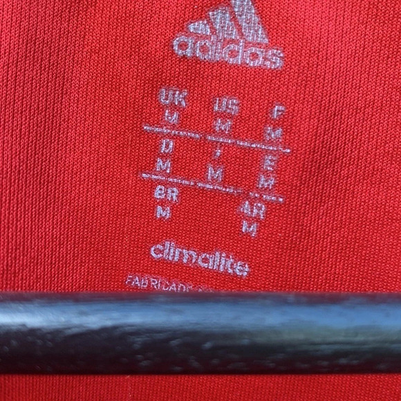 Adidas men's medium red Dri-fit T-shirt - Picture 2 of 5